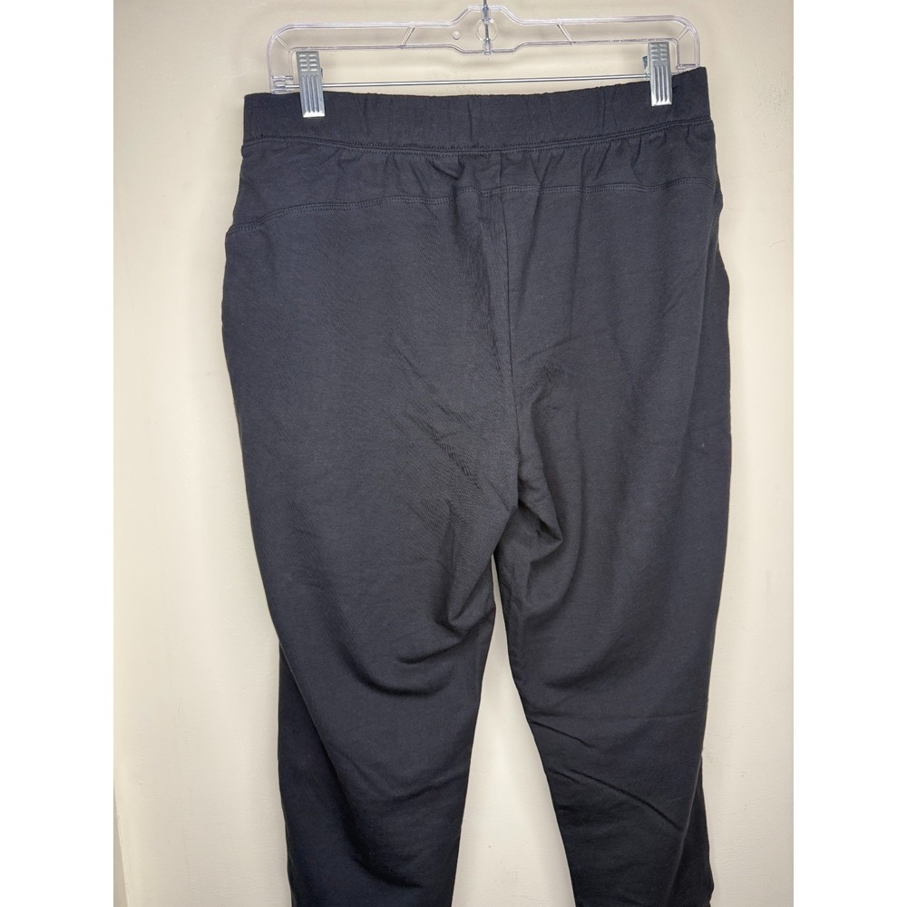 Denim & Co. Active Petite Pull-On French Terry Jogger Pants Black: PS #32" - Picture 6 of 8